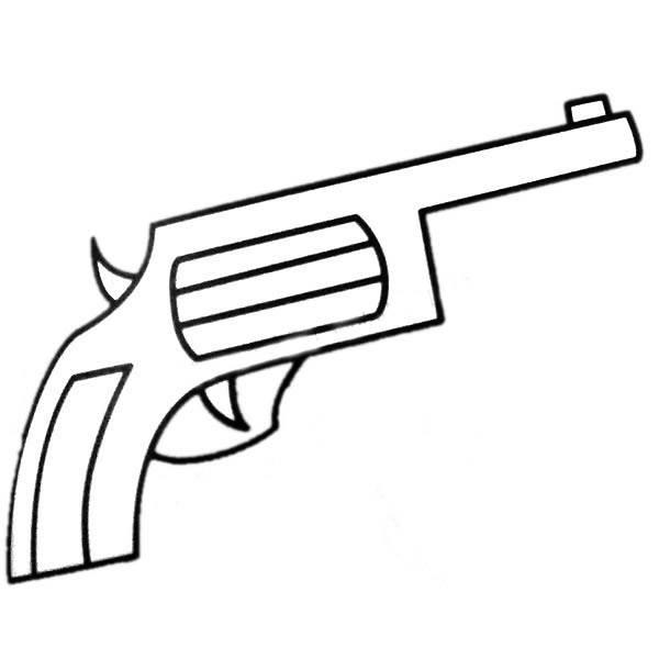 枪简笔画 枪简笔画儿童画
