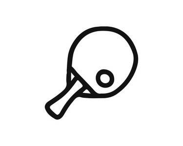 乒乓球简笔画 乒乓球简笔画彩色