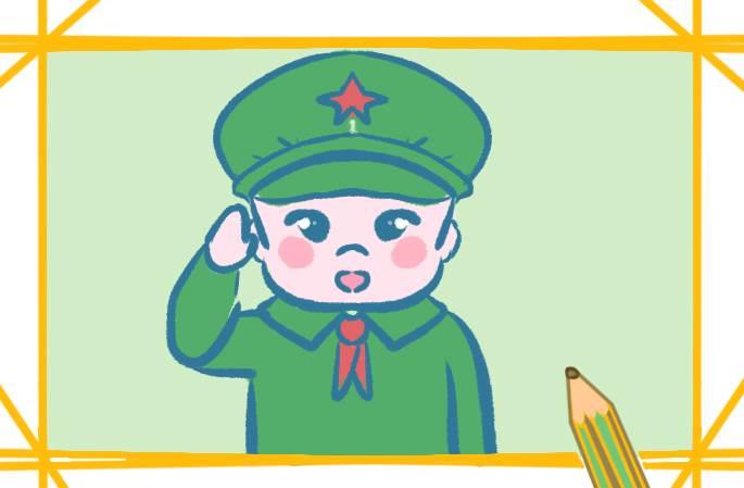 爱国简笔画 爱国简笔画 小学生