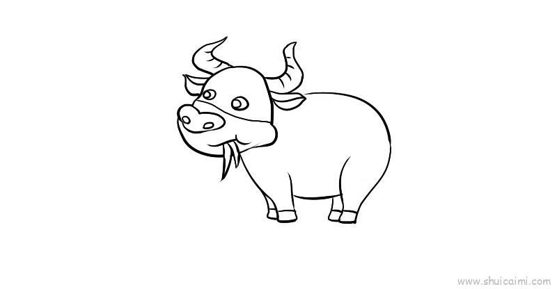 牛儿童画怎么画 牛简笔画画法