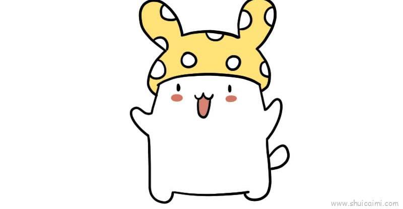 戴帽子儿童画怎么画 戴帽子简笔画步骤
