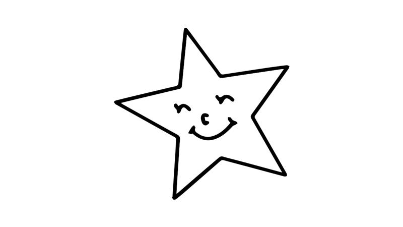星星的简笔画怎么画 星星简笔画步骤