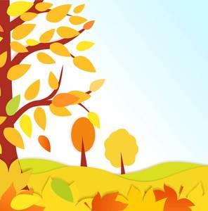 秋天的树简笔画图片大全 秋天的树简笔画图片大全大图