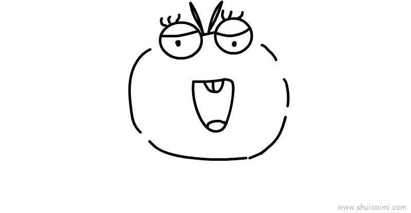 帝王蟹儿童画怎么画 帝王蟹简笔画图片