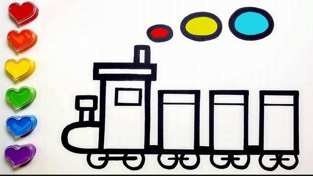 火车的简笔画图片大全 火车的简笔画图片大全简单漂亮