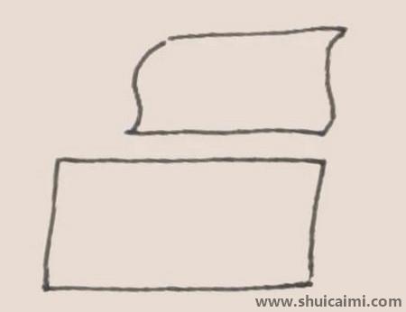 抽纸盒儿童简笔画