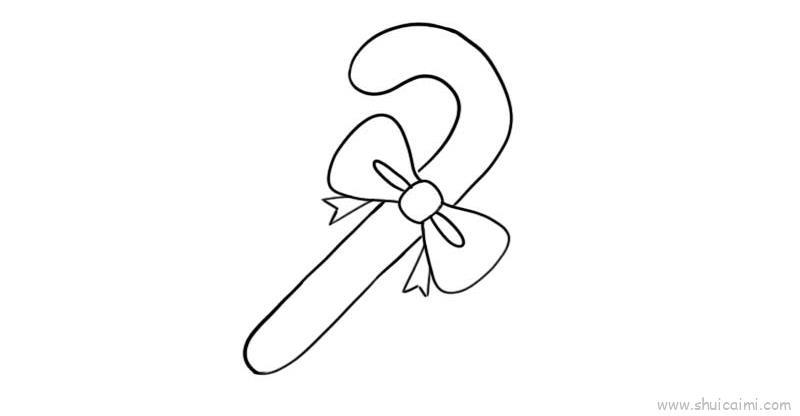 手杖儿童画怎么画 手杖简笔画步骤