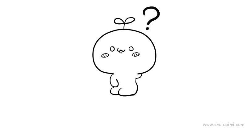 草颜团子儿童画怎么画 草颜团子简笔画图片大全