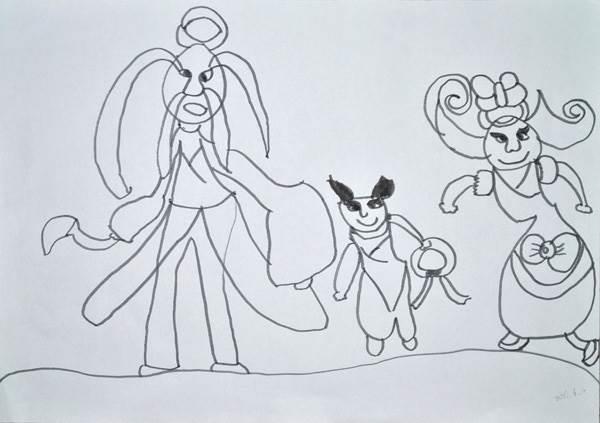王母娘娘Q版简笔画 王母娘娘怎么画简笔画卡通