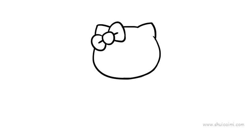 凯蒂猫儿童画怎么画 凯蒂猫简笔画简单