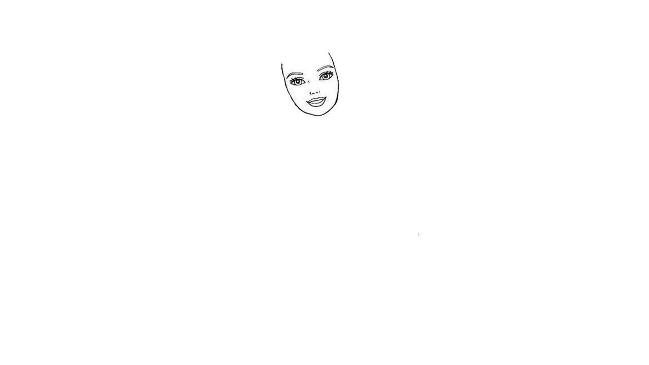 芭比娃娃简笔画怎么画 芭比娃娃简笔画图片大全