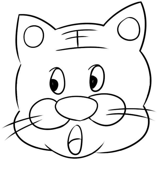 淘气的老虎的简笔画怎么画 淘气的老虎简笔画好看