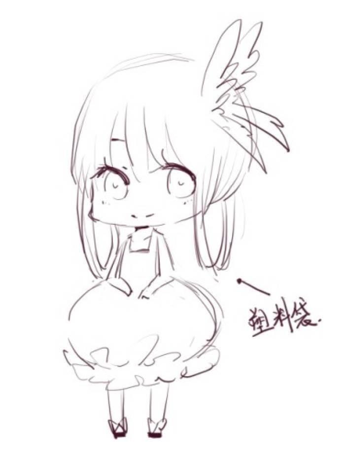 塑料袋简笔画 环保塑料袋简笔画