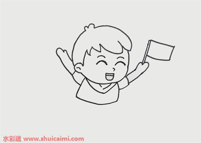 热爱祖国怎么画 热爱祖国简笔画简单易画彩色