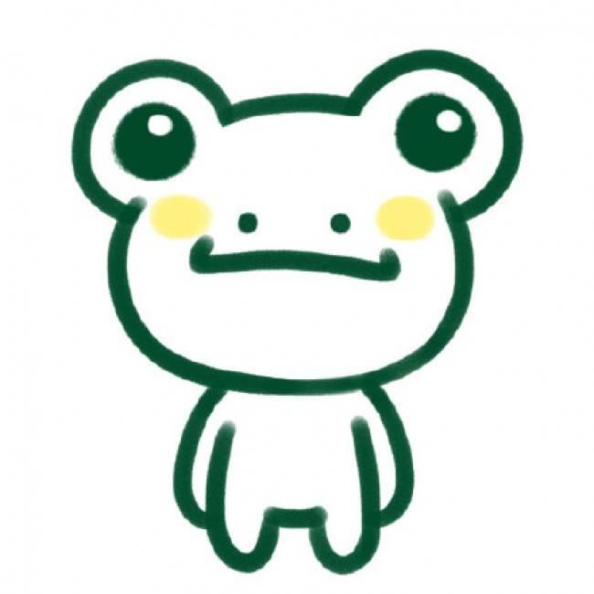 简笔画青蛙 青蛙简笔画带颜色