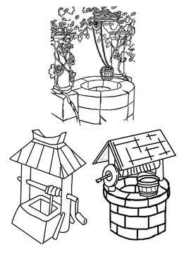 井简笔画图片大全 井简笔画图片大全可爱