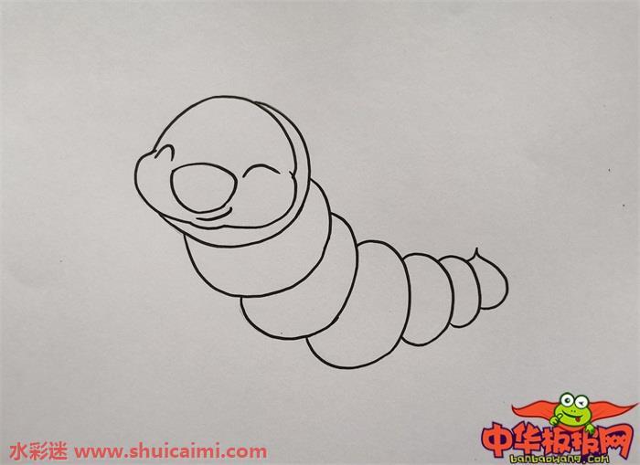蚕宝宝怎么画 蚕宝宝简笔画简单好看带颜色