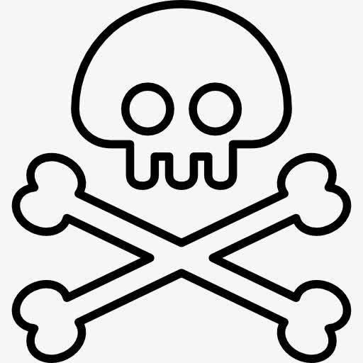 骷髅头简笔画 骷髅头简笔画吓人