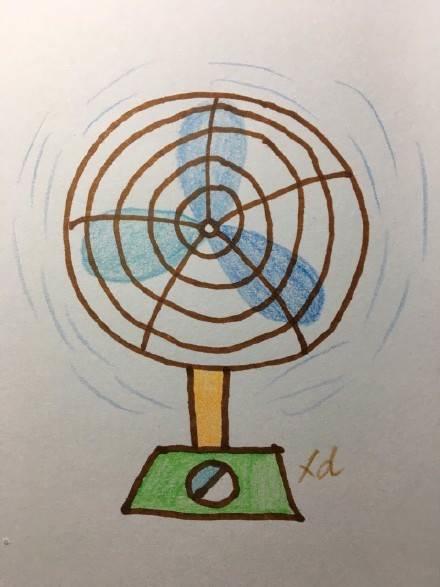 风扇简笔画 风扇简笔画图片大全