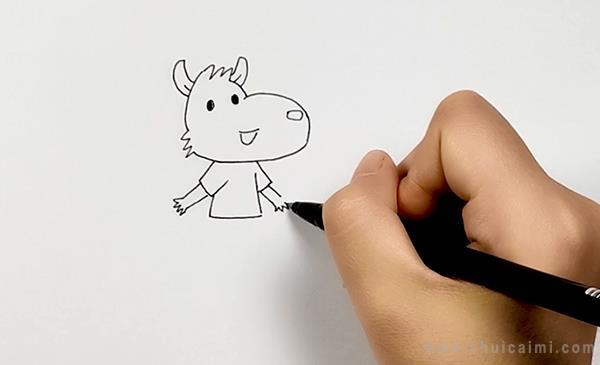 大灰狼简笔画怎么画 大灰狼简笔画步骤
