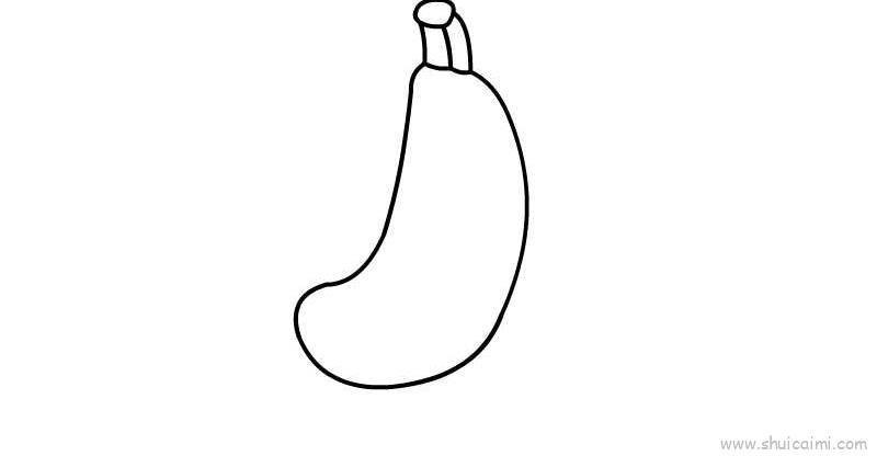香蕉儿童画怎么画 香蕉简笔画简单
