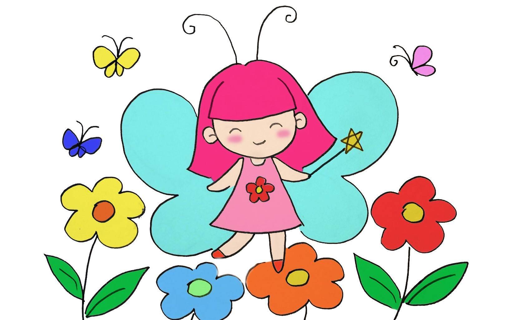 精灵简笔画图片大全 精灵简笔画图片大全卡通人物