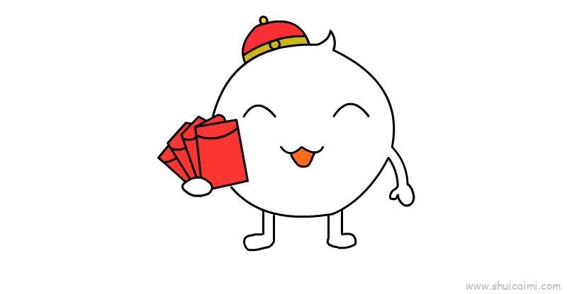 汤圆儿童画怎么画 汤圆简笔画画法