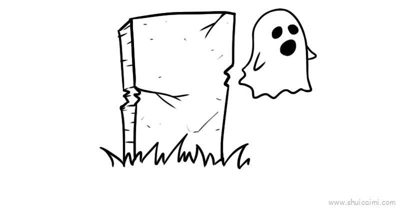 石碑儿童画怎么画 石碑简笔画顺序