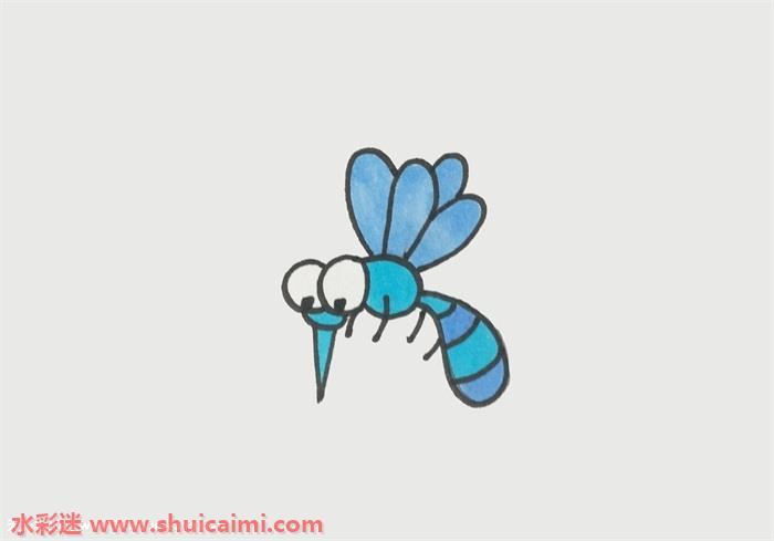 蚊子怎么画 蚊子简笔画简单又漂亮彩色