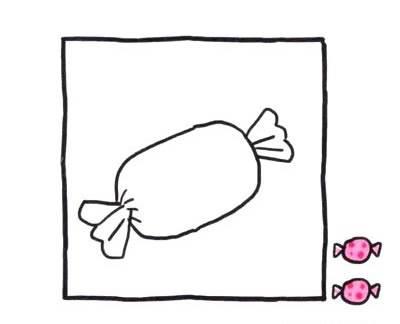 糖果简笔画 糖果简笔画简单又漂亮