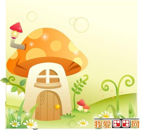 蘑菇房欣赏简笔画怎么画 蘑菇房欣赏简笔画步骤