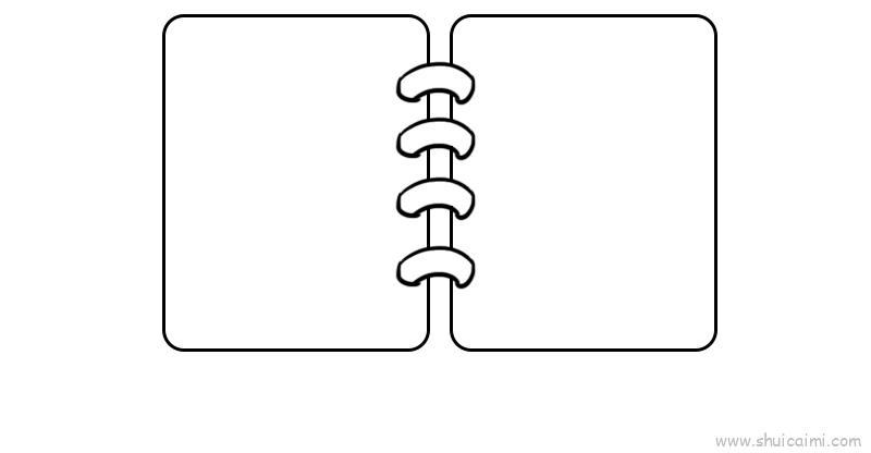 手账本儿童画怎么画 手账本简笔画好看
