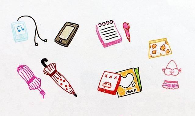 物品简笔画图片大全 物品简笔画图片大全带颜色