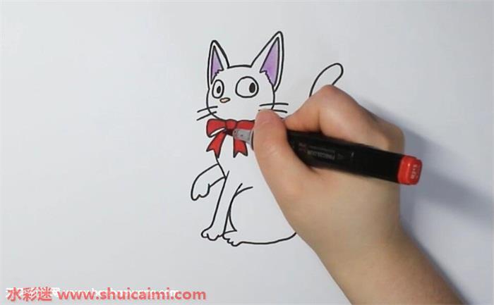 魔女宅急便黑猫怎么画 魔女宅急便黑猫简笔画简单