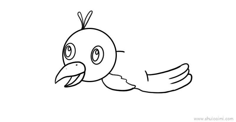 小鸟儿童画怎么画 小鸟简笔画顺序