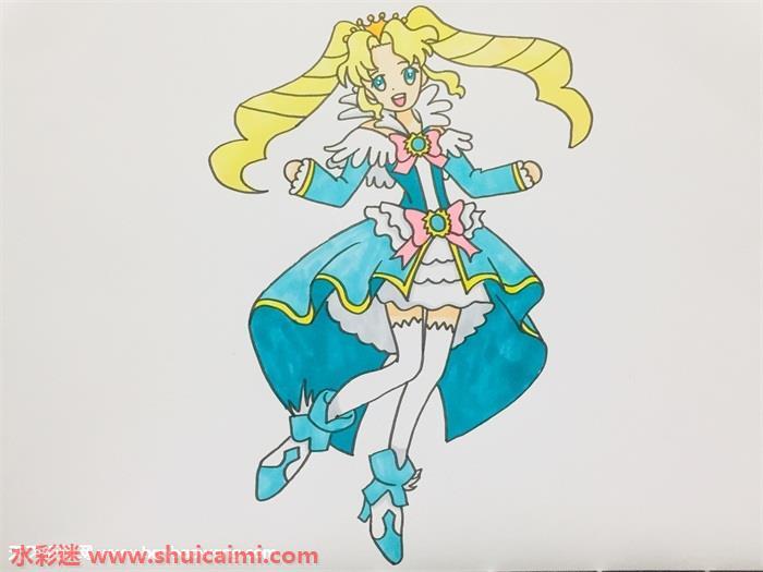 彩俐公主怎么画 彩俐公主简笔画画法