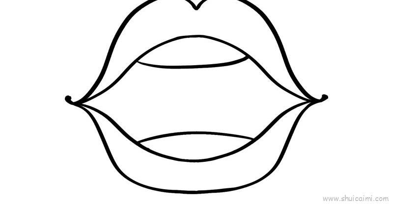 嘴儿童画怎么画 嘴简笔画简单