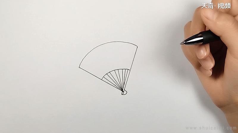 扇子简笔画怎么画 扇子简笔画图片大全