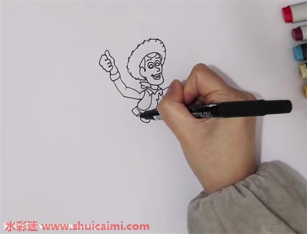 牛仔胡迪怎么画 牛仔胡迪简笔画简单又漂亮彩色