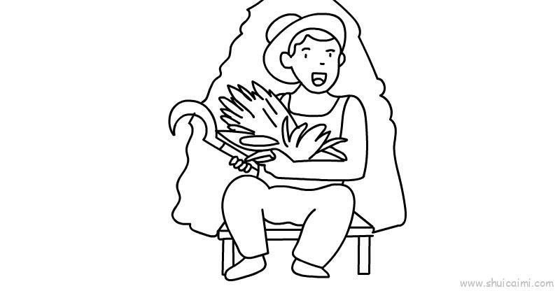 丰收儿童画怎么画 丰收简笔画图片