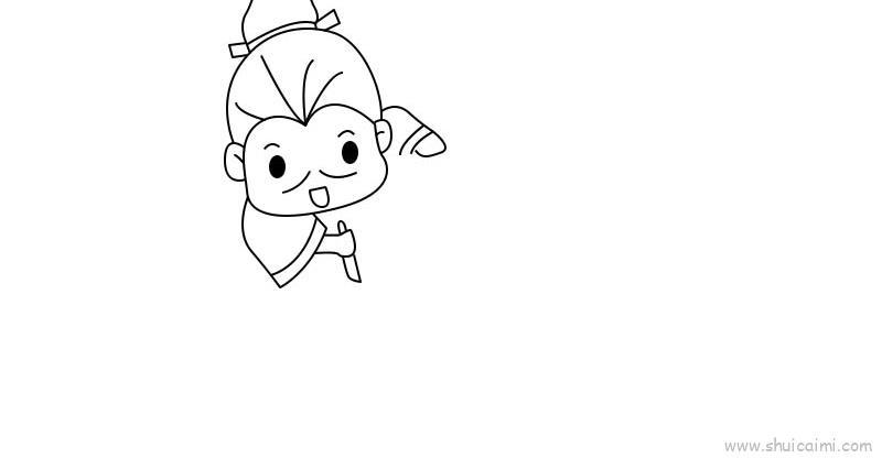 刻舟求剑儿童画怎么画 刻舟求剑简笔画图片