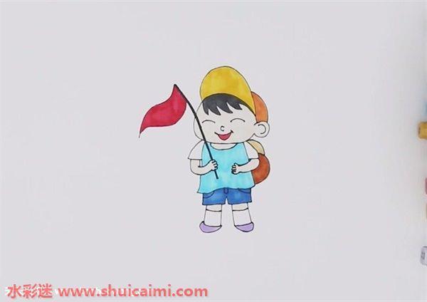 导游怎么画 导游简笔画简单好看带颜色