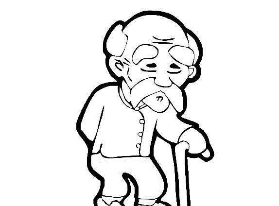 爷爷奶奶简笔画 爷爷奶奶简笔画简单又漂亮