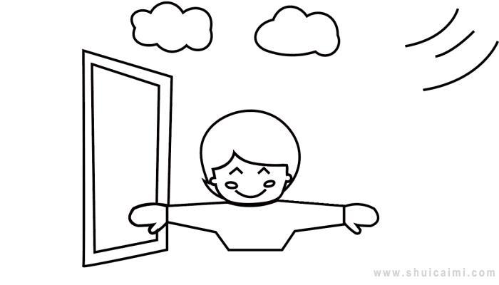 多通风简笔画怎么画 多通风简笔画好看