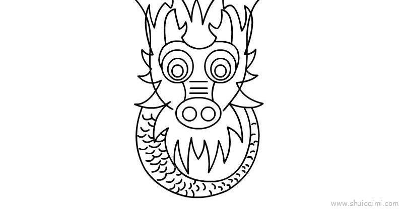 简易龙儿童画怎么画 简易龙简笔画顺序