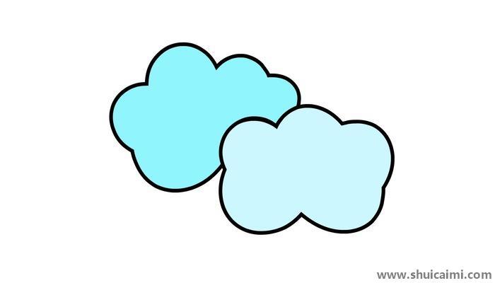 云朵简笔画怎么画 云朵简笔画图片