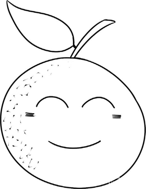 好吃的橘子简笔画怎么画 好吃的橘子简笔画简单
