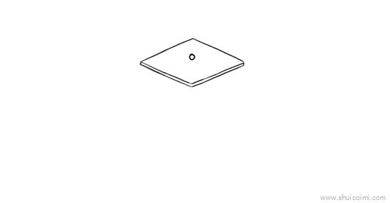 毕业帽儿童画怎么画 毕业帽简笔画好看