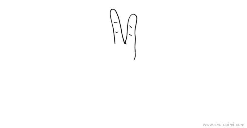 耶儿童画怎么画 耶简笔画画法