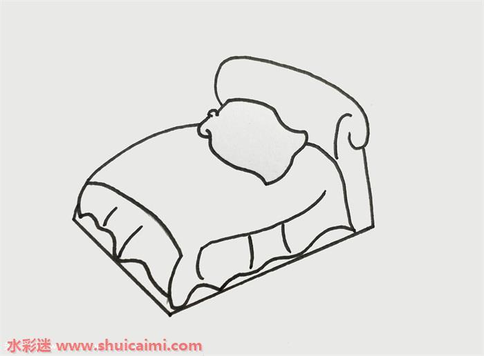 床怎么画 床简笔画画法